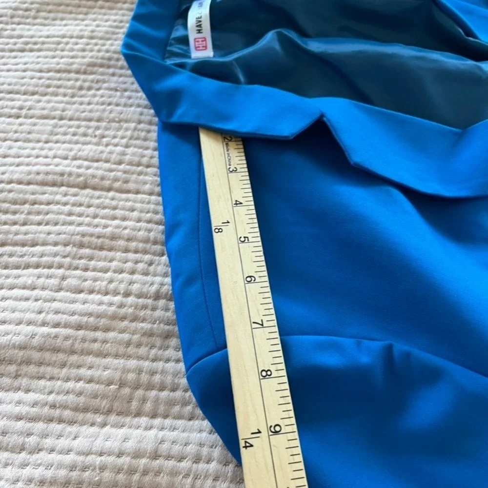 HAVE 2 HAVE Blazer Mens 2XL Cobalt‎ Blue Single Button Notch Lapel Sport Coat